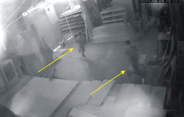 Hırsızlar alarm çalınca fotoğraf çekip eğlendi